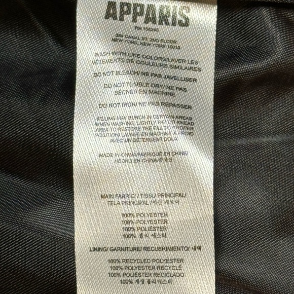 NWT Apparis Girls Billie Faux Fur Jacket Stand Collar Navy Blue - Picture 6 of 9